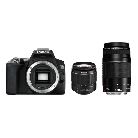 Canon EOS 250D DSLR Double Lens Kit