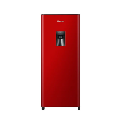 Hisense 177L Single Door Fridge Water Dispenser H235RRE-WD Red