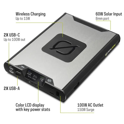 Goal Zero Sherpa 100 AC 94.7Wh Wireless Charger Gen4